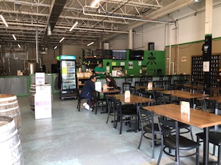 Seating area view from the front door.