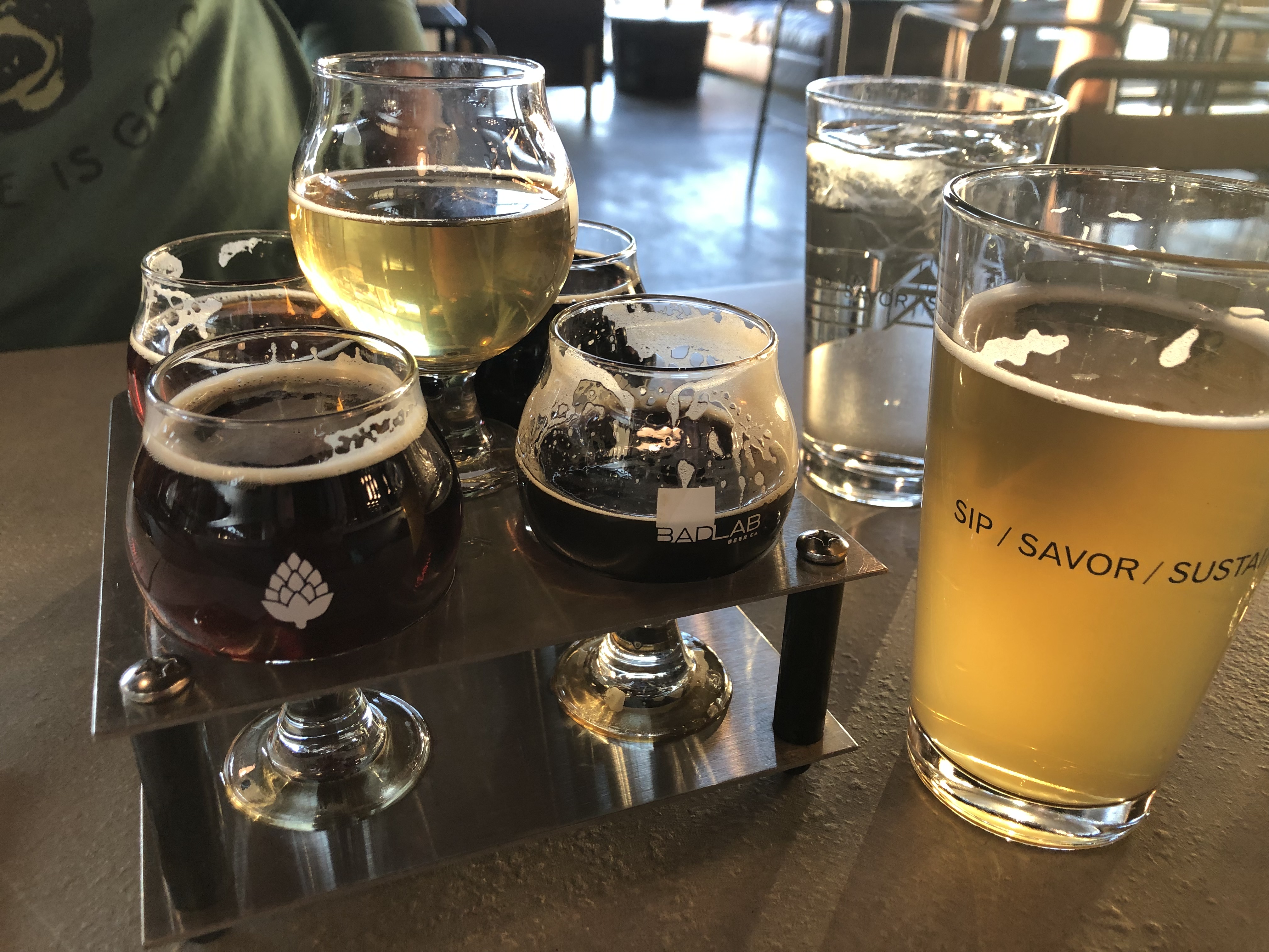 5 sample flight and a delicious Kolsch!